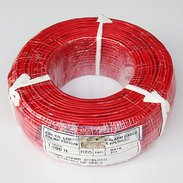 전선 TSP UL1424 소방감지선 AWG18 1P 적색 300M 알람 I17940