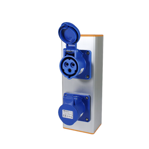 세기비즈 알루미늄 프로파일 동력용 소켓 콘센트 박스 SG-MC-01(3P16A)