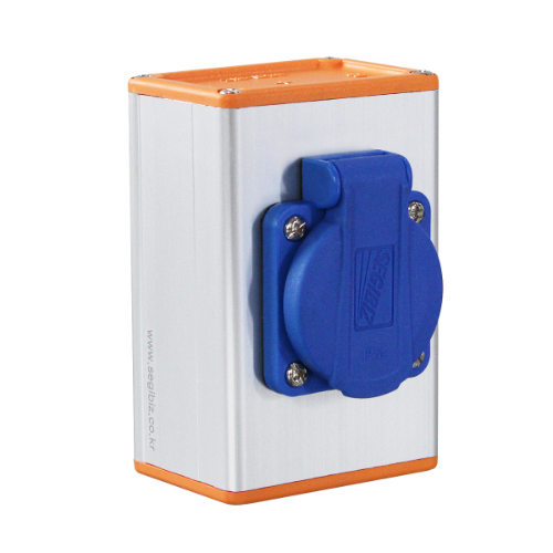 세기비즈 알루미늄 프로파일 동력용 소켓 콘센트 박스 SG-MC-01-2P220V