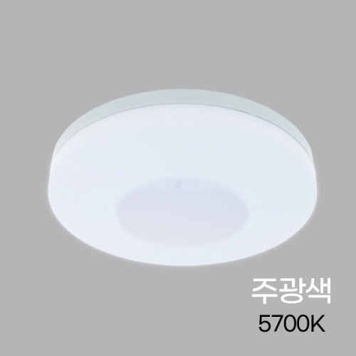 LED 그린티 원형 직부등 프리미엄 고효율 15W 주광색 KS I400031