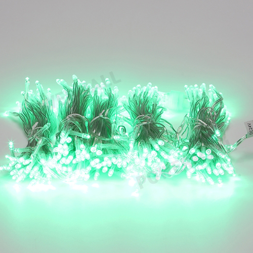 LED 300구 DC24V 투명선 녹색 크리스마스 트리 은하수 장식 전구 트리구 정류기 별도 I55914