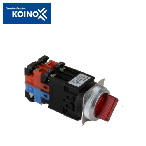 KOINO 건흥전기 KSL30S3 3단수동 230V 트랜스포머 부착형 조광 셀렉터 30파이 스위치