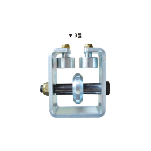 한국캐스터산업 HC-3TIR175 각로라 상중하 흔들림 방지 트로리 고정세트 3륜 H빔용 HC-62120