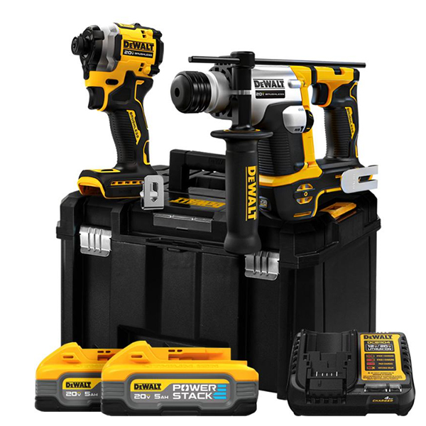 디월트 충전콤보세트 DCK2213H2T 20V 5.0Ah 파워스택 햄머드릴 I552431