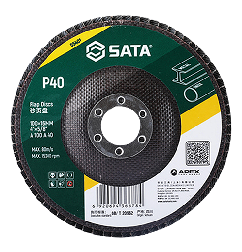 SATA 101mm(4인치) P40 한각 10개 55401 디스크 휠 페이퍼 I344348