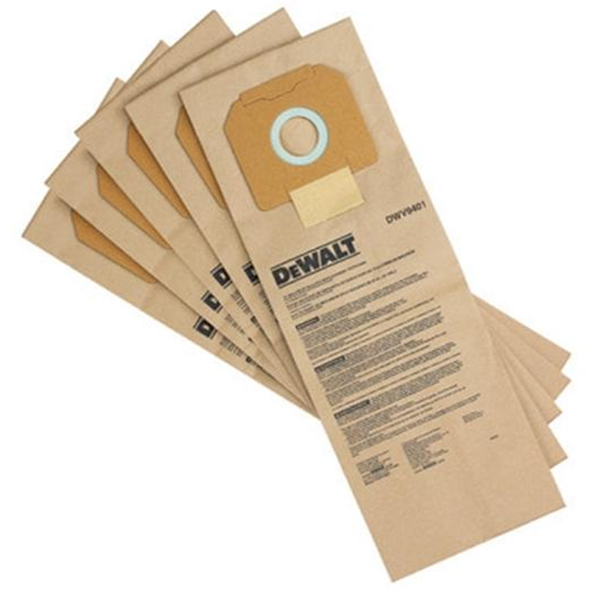 디월트 집진기먼지주머니 DWV9401 종이 5Pack 집진기용 액세서리 I552673