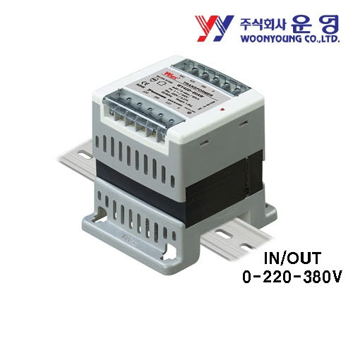 운영 WY3822-10TD 10VA 단상복권 DIN-RAIL 트랜스 IN:0-380V OUT:0-220V