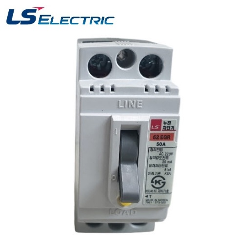 LS산전 52EGR 50A 분전반용 소형 누전차단기 납기 1달