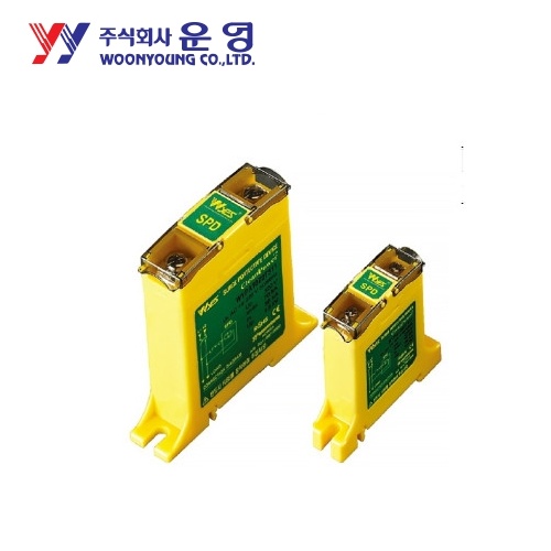 운영 WYPA1010T220 서지보호기 SPD 2W 단상일반형 10kA AC 220V 단상형 2W 딘레일 취부겸용