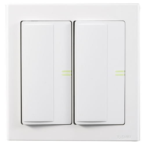 일신전기 ISW-14205 2구 형광등 와이드 스위치 I19611