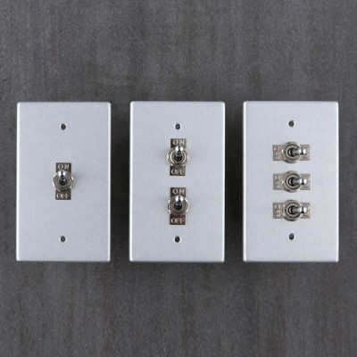 인테리어 빈티지스위치 토글  블랙 골드 실버 3종 택1