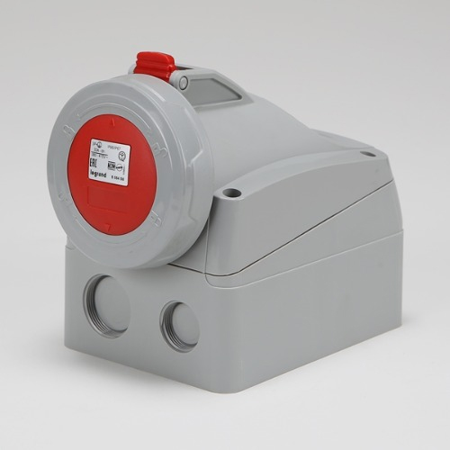 르그랑 산업용 방수 방우 콘센트 555458 3P+E IP67 32A 380/415V