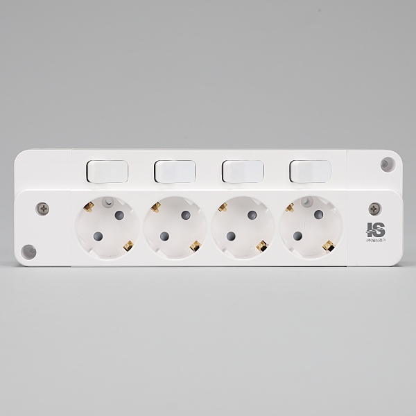 일신전기 개별 스위치형 노출콘센트 4구 I407557