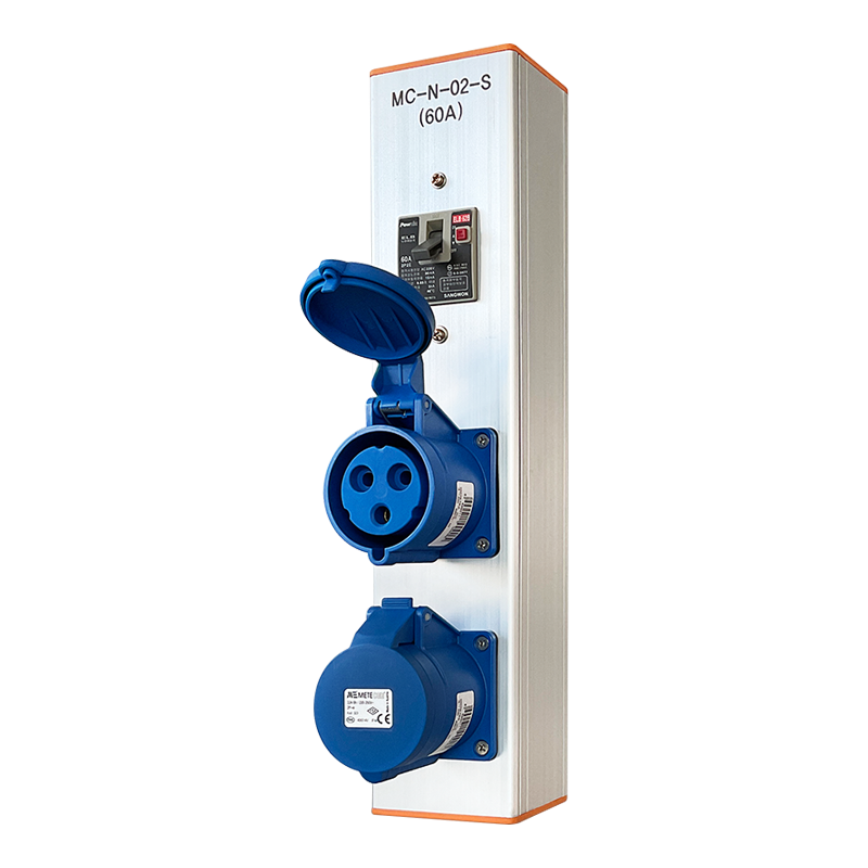 세기비즈 차단기형 동력용 소켓 콘센트 박스 220V 60A SG-MC-N-02-S(60A)
