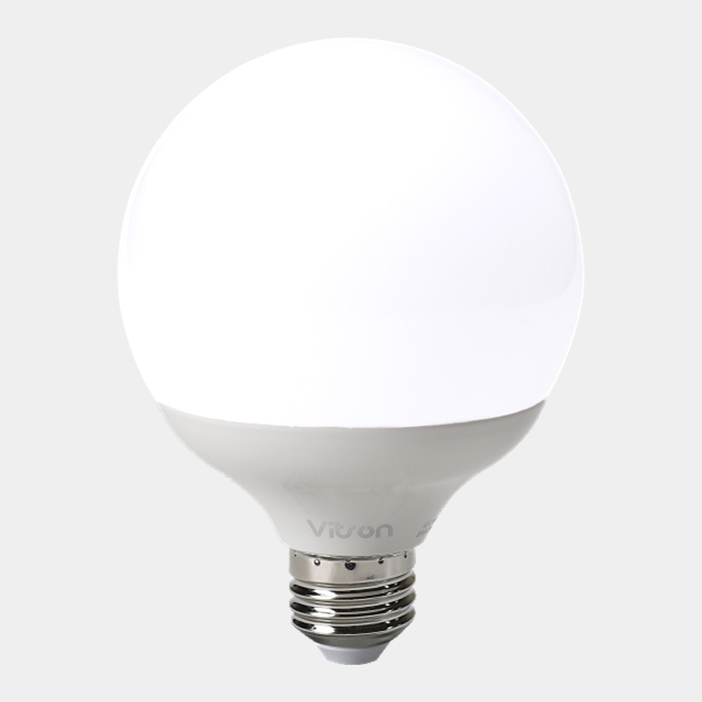 비츠온 볼구 LED 램프 12W G95 주광 KS YTG95A3A-122665 I485007