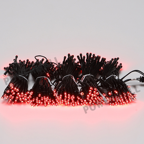 LED 300구 DC24V 검정선 적색 크리스마스 트리 은하수 장식 전구 트리구 정류기 별도 I55920