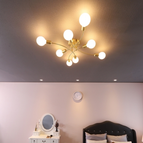 비츠온 8등 무광골드 LED 직부등 방등 거실등 팬던트등 X6709-8D XH-X6709-H I46849