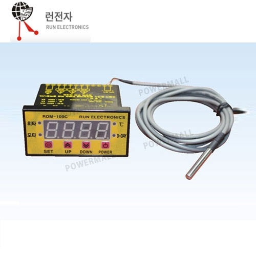 런전자 RDM-300C 병아리 부화 전용 디지털 온도습도조절기 매입형