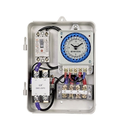 한승계기 HTS-24TC 간판 타이머 대용량 타임스위치