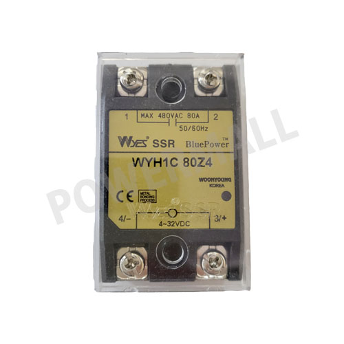 운영 WYH1C80Z4 단상 AC부하형 SSR 무접점릴레이