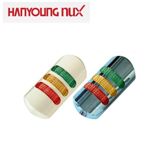 한영넉스 WME-BFC51 DC/AC 24V LED 베이지색 점등 점멸 부저 슬림형 벽면 표시등 경광등