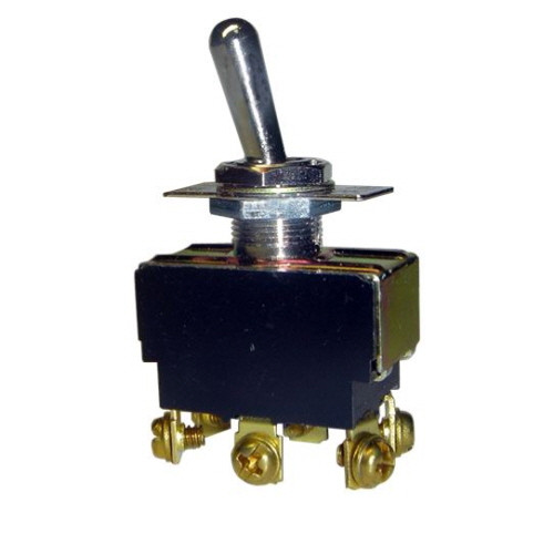 우진전기 WJT-6310C 볼트타입 6P 3단 켜짐-꺼짐-켜짐 토글스위치