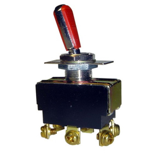 우진전기 WJT-6310CF 볼트타입 3단 6핀 켜짐-꺼짐-켜짐 평면형 토글스위치