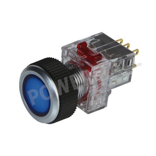 한영넉스 DRX-AM1AR 빨강색 22파이 복귀동작 AC100~240V 조광용 푸시버튼 제어용 스위치