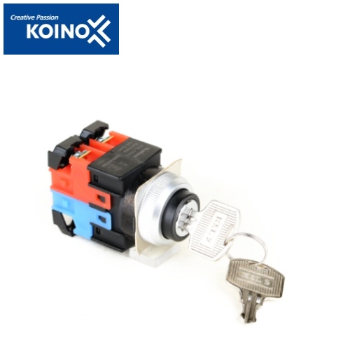 KOINO 건흥전기 KSL25K2 25파이 2단 수동 복귀 키 스위치