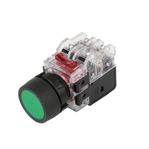 한영넉스 MRX-TA1D0R 빨강색 22파이 유지 돌출 AC/DC12-24V LED 조광형 누름버튼 스위치