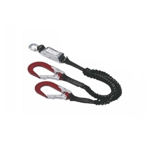 smato 안전밸트 대구경 AL엘라스틱 Y형 흑색줄 적색훅 1500mm 죔줄 I197272