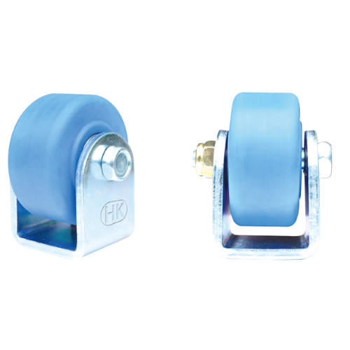 한국캐스터산업 HC-HR 152mm(6인치) 6206 베어링 MC나이론 고정 바퀴 캐스터용접형 HC-51137