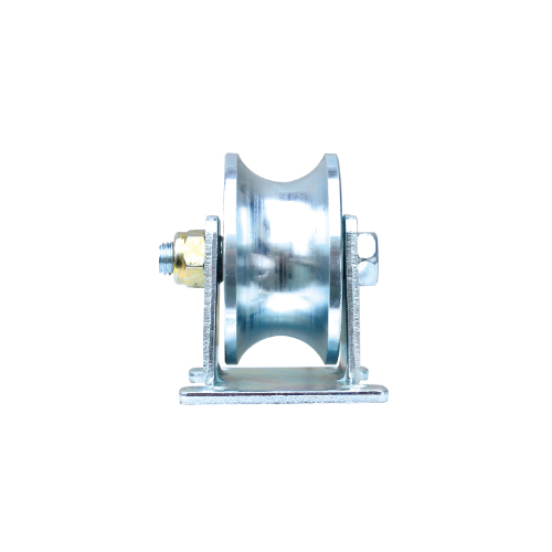 한국캐스터산업 HC-P50S PS 철 U앵글 파이프용 고정 바퀴 캐스터 HC-42220