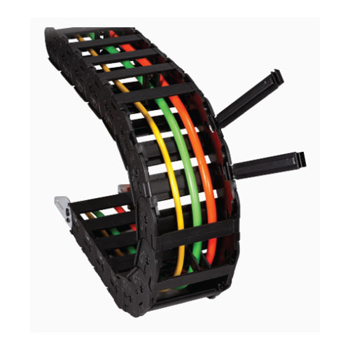 국제케이블체인 KJP0450-2B 1M 플라스틱 개폐형 케이블체인 케이블베어 로보체인