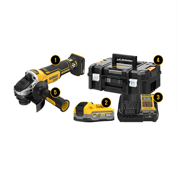 디월트 충전그라인더 DCG4051S1T 20V 3.5Ah BL 125mm I555693