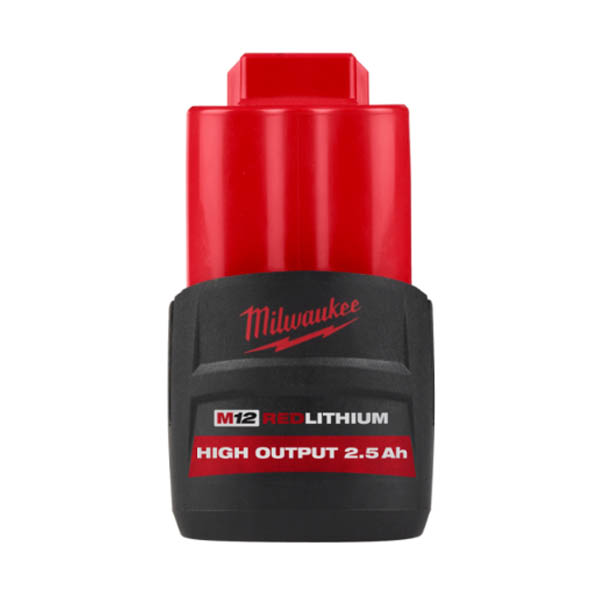 밀워키 배터리 M12V HB 2.5Ah 리튬이온 배터리 충전기 I456077